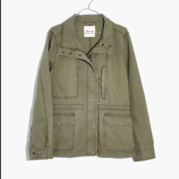 Madewell Army Green Passage Jacket - Picture 1 of 5